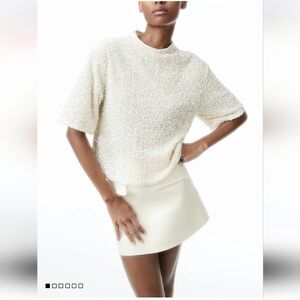 H & M NWTs Sequined Top